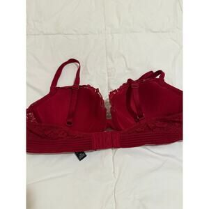 Victoria’s Secret Very Sexy Balconette Bra – Red Lace Push-Up (36C)